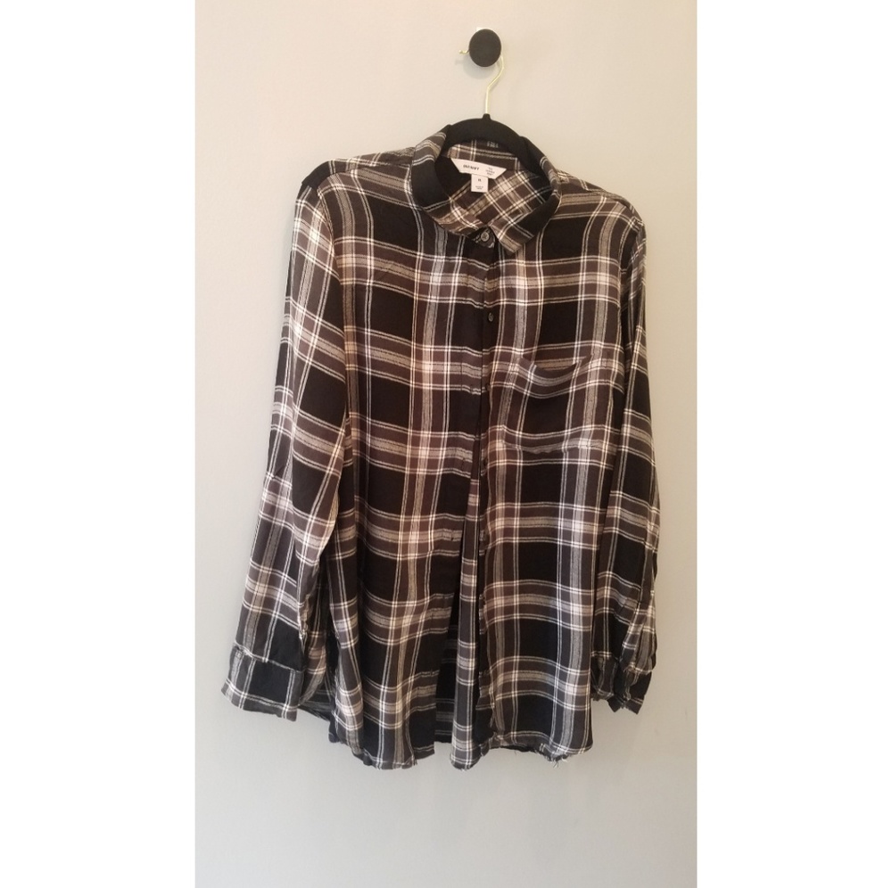 XL Old Navy plaid button up